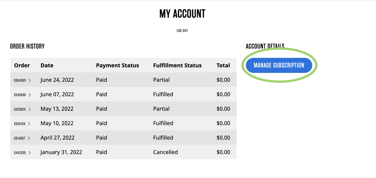 How do I change my addresses and payment method on my account?